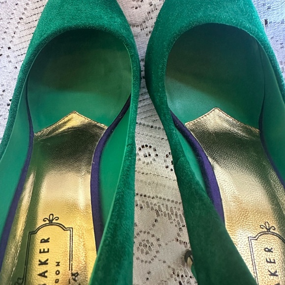 Ted Baker Green Stiletto Heels - Picture 9 of 11